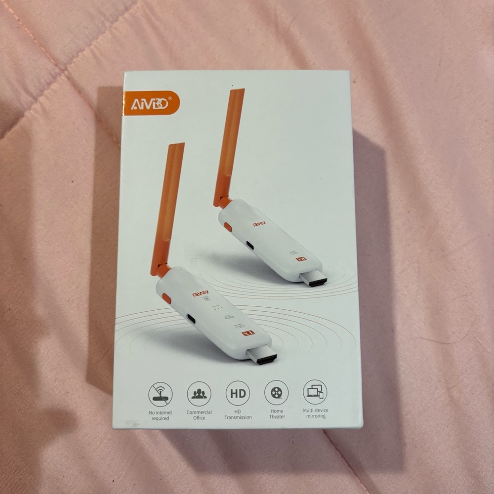 AMD White Wireless HDMI Device